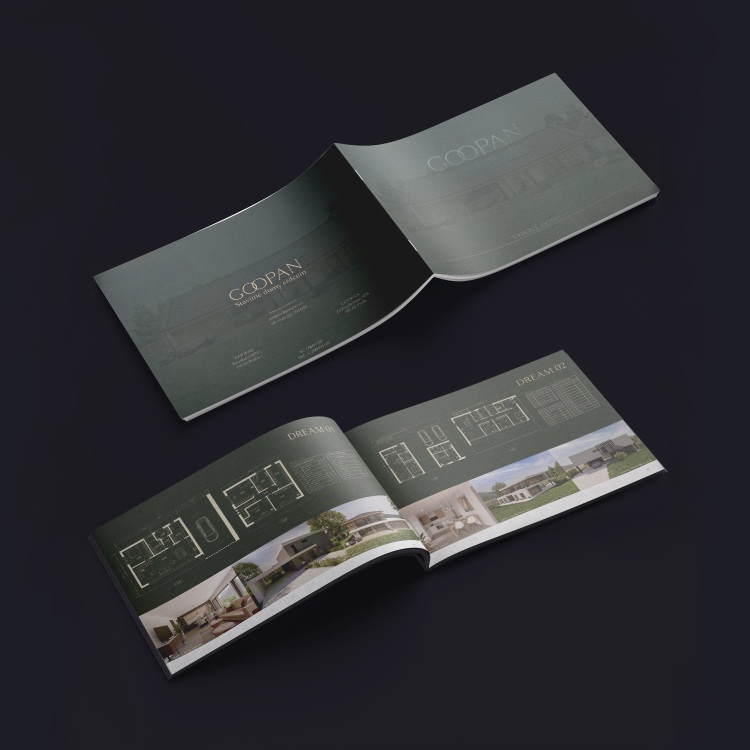  NATURAL PAPER BROCHURE // MATTE LAMINATION // 3D PARTIAL VARNISH